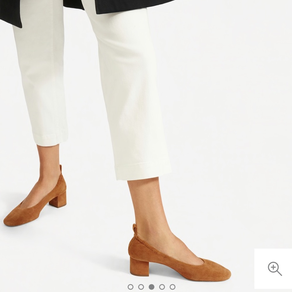 Everlane Daley Heel - Cognac Suede